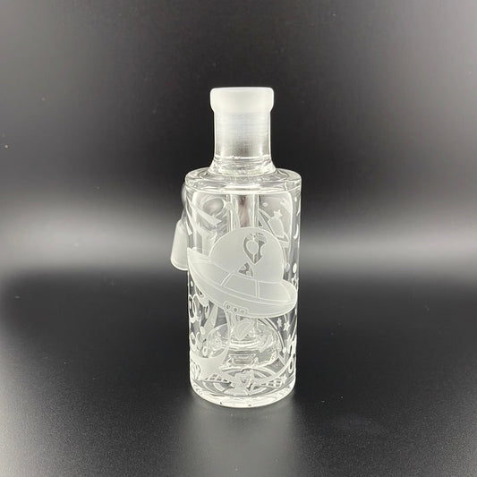 Milkyway Glass Clear Wet Ash Catchers - Glassets