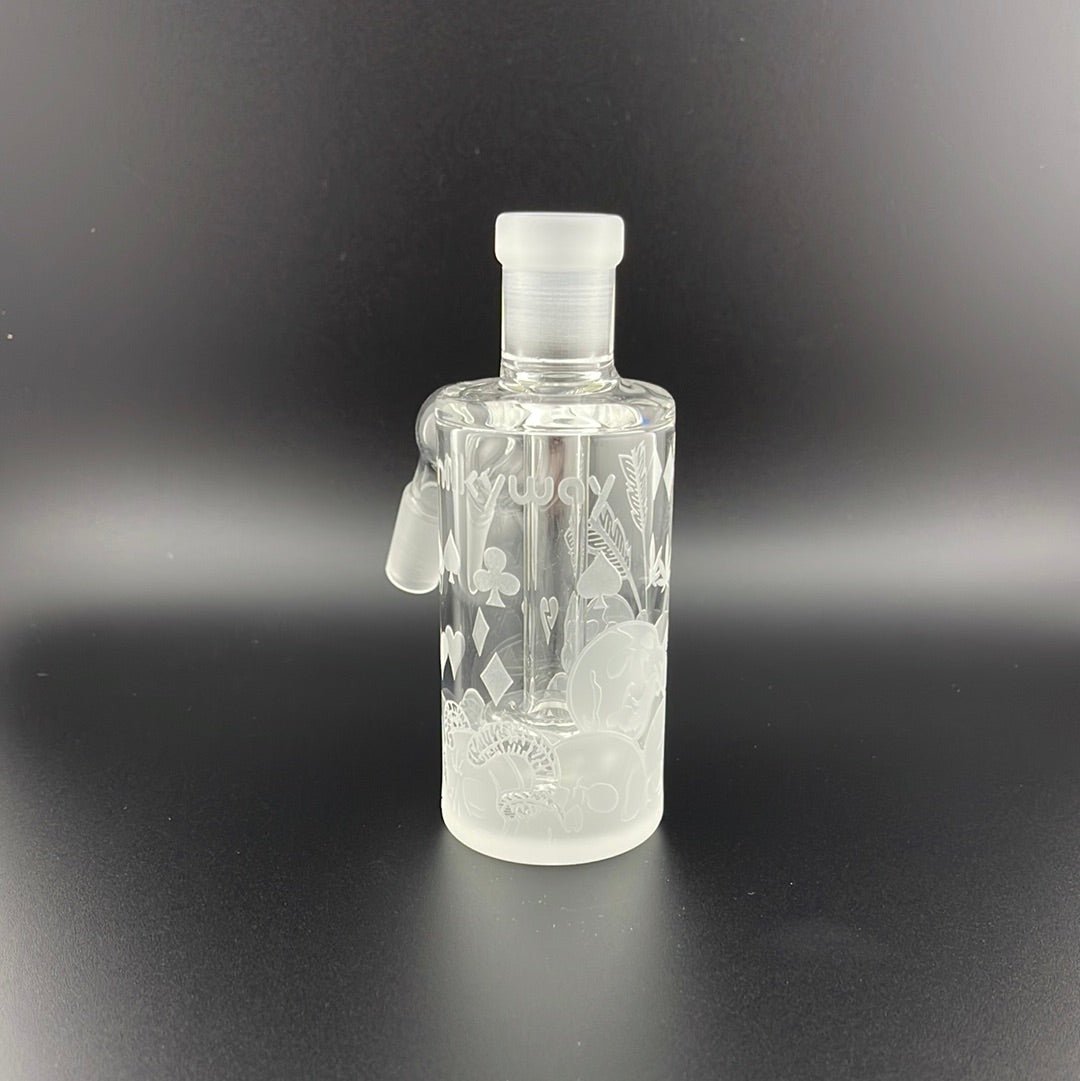 Milkyway Glass Clear Wet Ash Catchers - Glassets