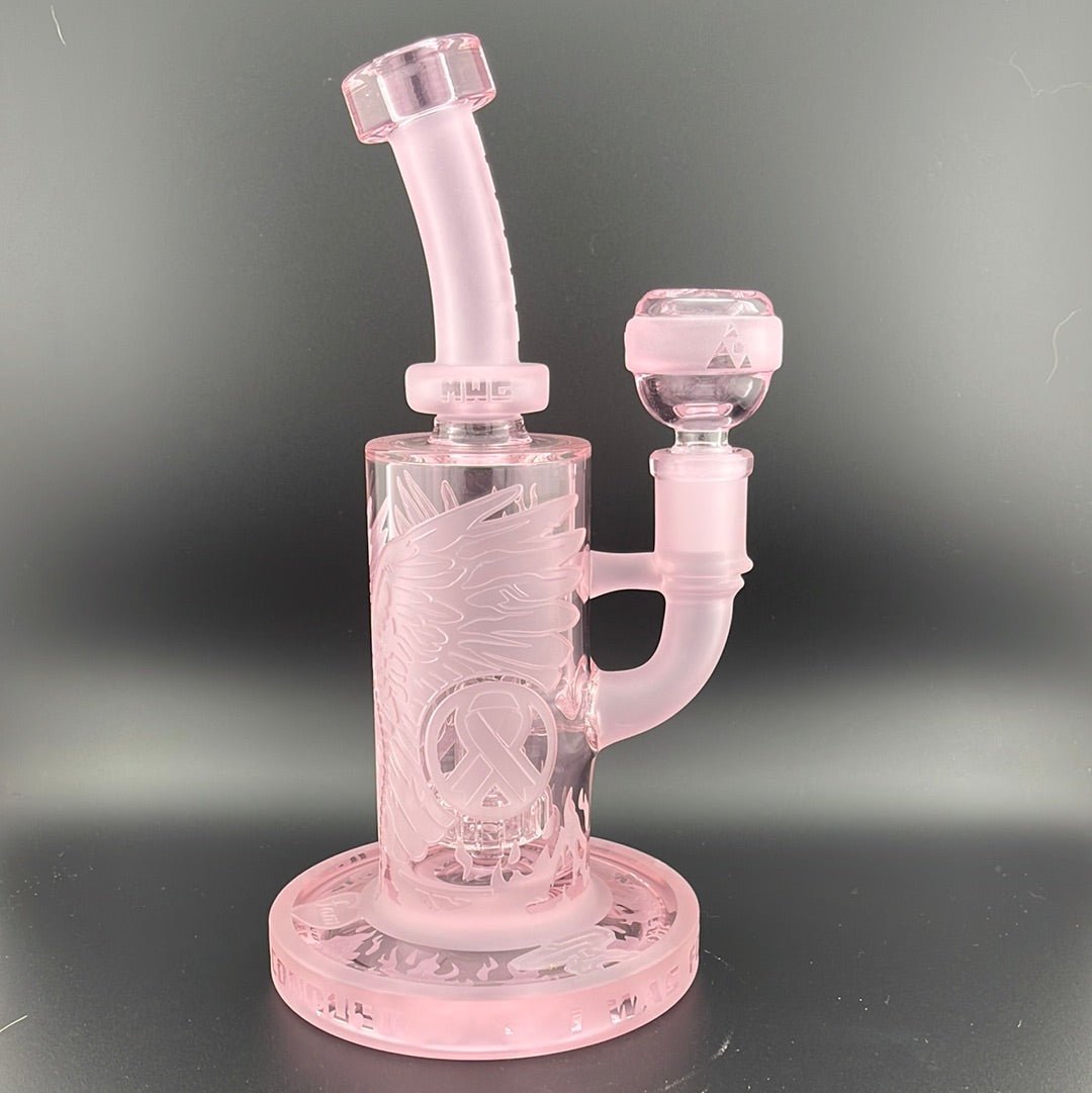 Milkyway Glass Phoenix Forged in Fire Pink Cancer Rig - Glassets