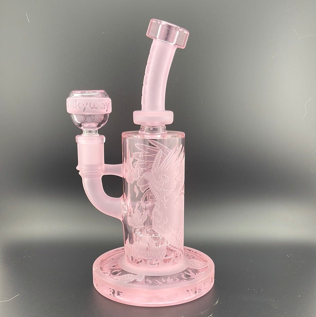 Milkyway Glass Phoenix Forged in Fire Pink Cancer Rig - Glassets