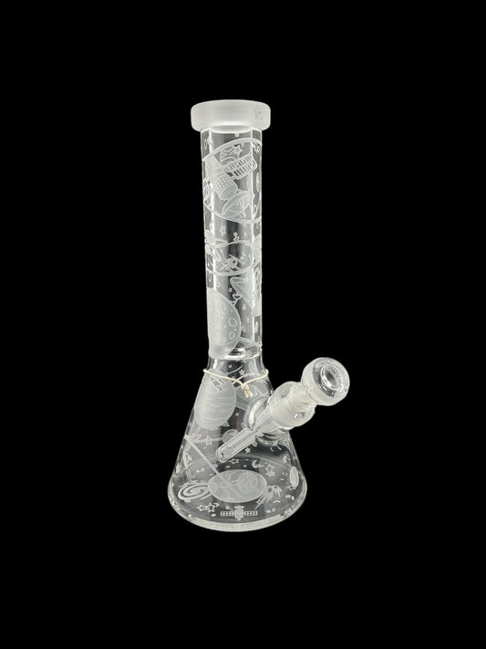 Milkyway Glass Space Odyssey 3022 14" Clear Beaker - Glassets