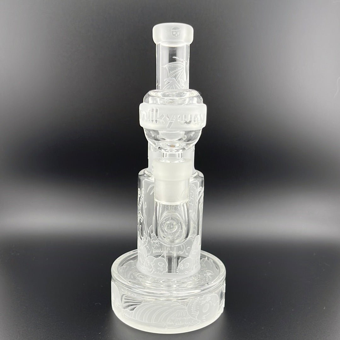 Milkyway Glass Temple of the Dragon 7" Clear Rig - Glassets