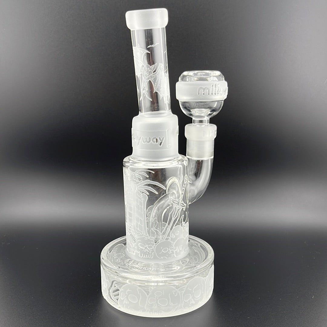 Milkyway Glass Temple of the Dragon 7" Clear Rig - Glassets