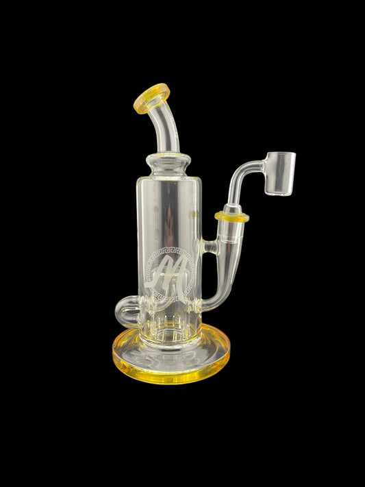 Monark Glass 8" Barrel Perc Incycler - Glassets