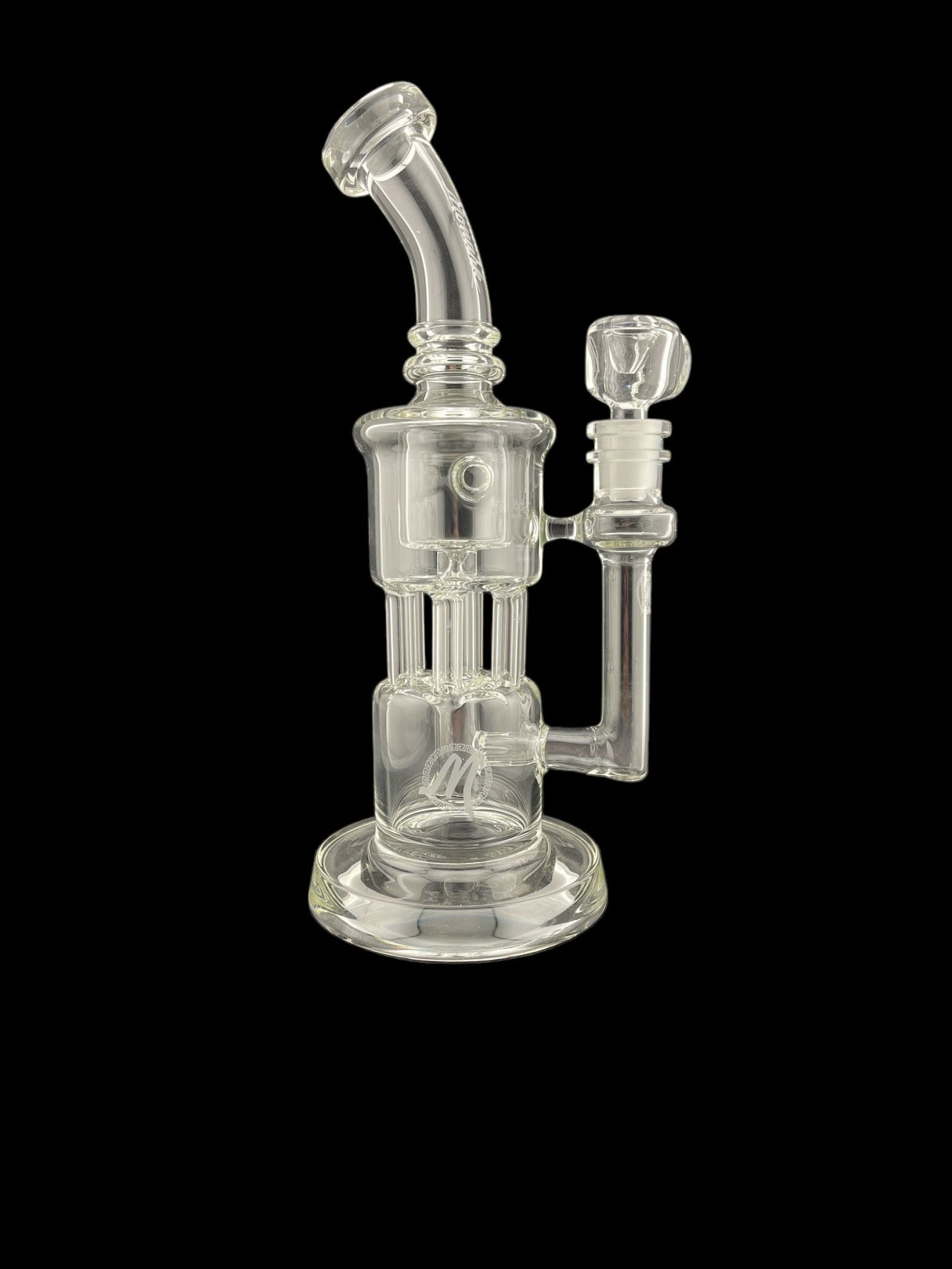 Monark Glass Pillar Incycler Clear - Glassets