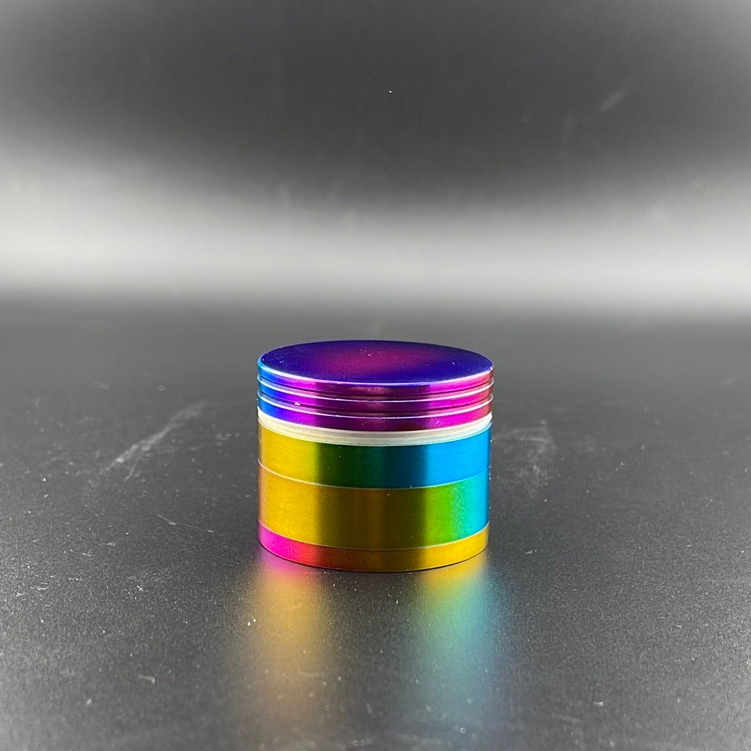 Multicolored 42mm 4-Piece Grinder - Glassets