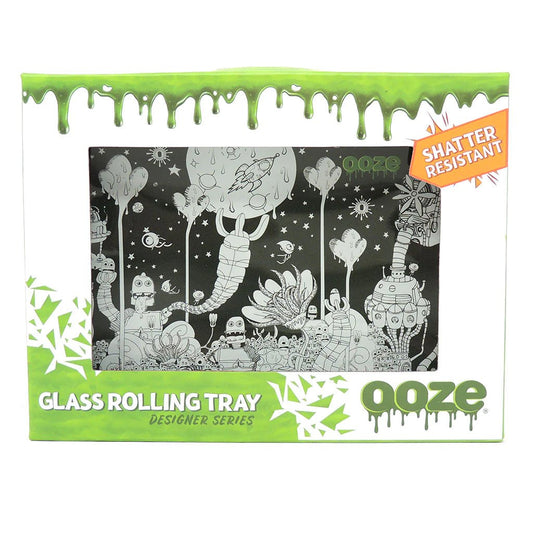 Ooze Shatter Resistant Glass Rolling Trays - Glassets