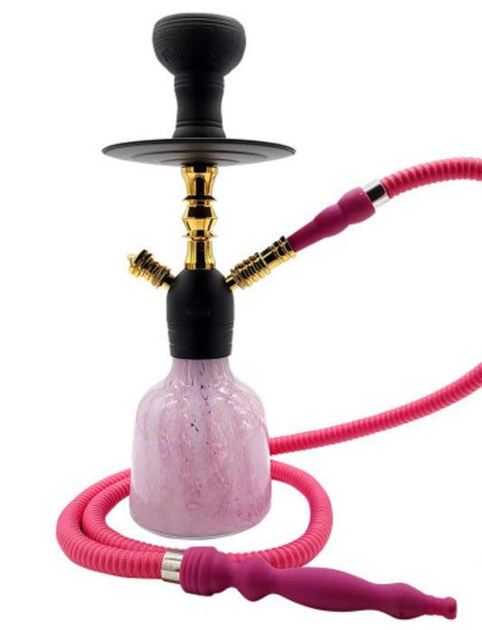 Pharaohs Jarra Single Hose Hookah - 16 Inch - Glassets