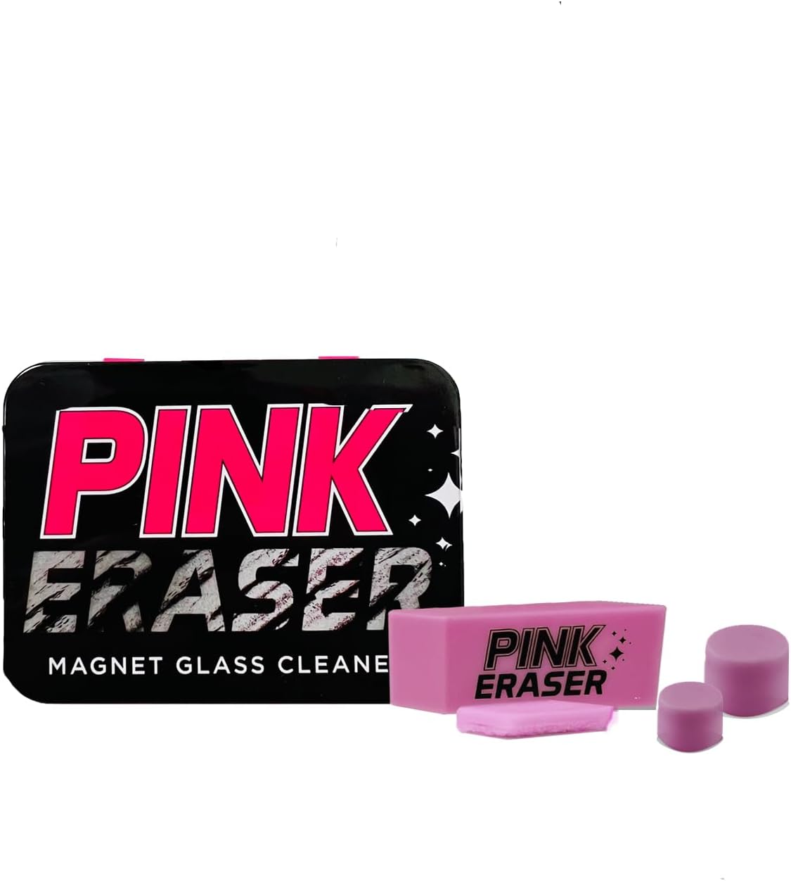 Pink Formula Pink Eraser 3pcs - Glassets