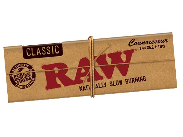 Raw Connoisseur Papers w/ Tips - Glassets