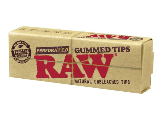 Raw Gummed Perforated Tips - Glassets