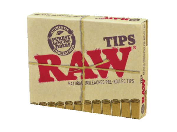 Raw Pre Rolled Tips (20 pack) - Glassets