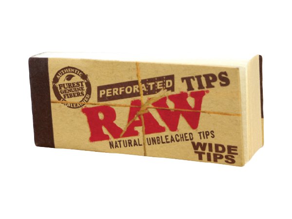 Raw Wide Perforated Tips - Glassets