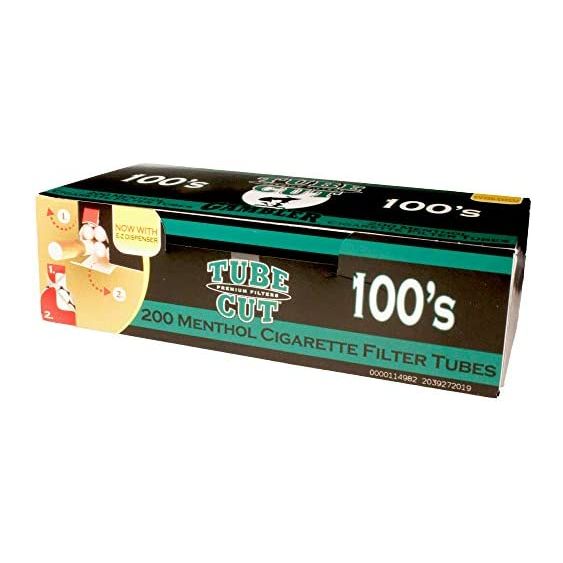 Tube Cut 100mm Menthol - Glassets