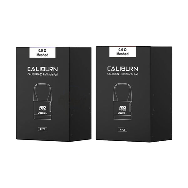 UWell Caliburn G3 Pods (4-pack) - Glassets