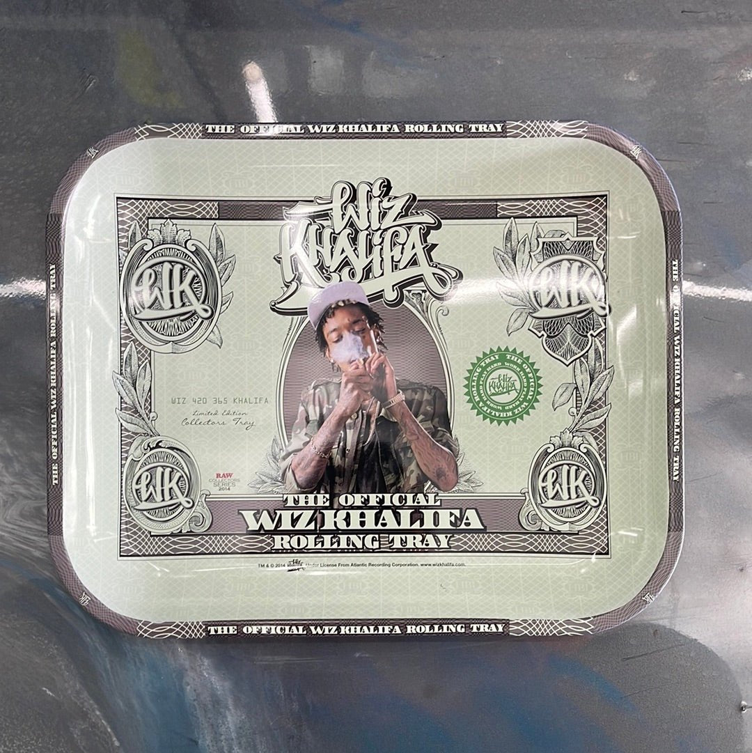 Wiz Khalifa Large Rolling Tray - Glassets