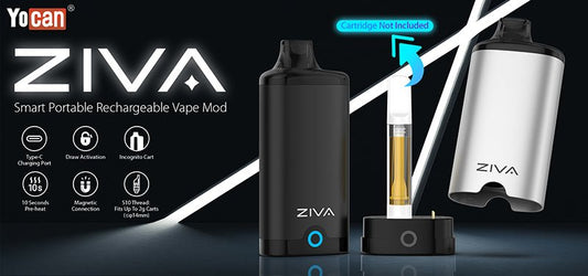 Yocan Ziva Incognito Cartridge Battery - Glassets